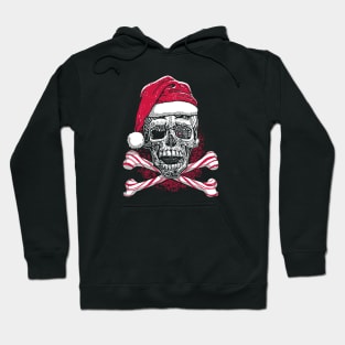 Xmas Candy Cane Skull Candy Cane Hoodie